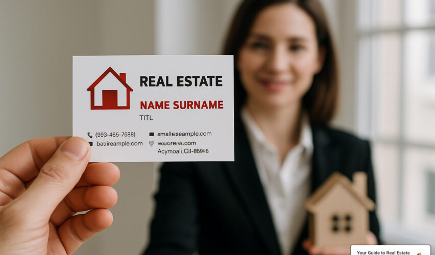 real estate business cards
